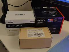Sony a6400 + Sigma AF 16mm...