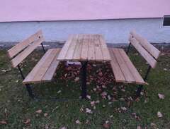 trädgårdsbänk, picknickbord