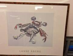 Lasse Åberg litografi