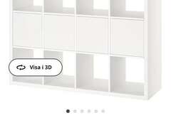 Ikea Kallax vit- i fint skick.