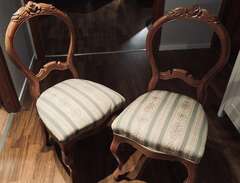 Två fina Gustavianska stolar
