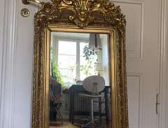Antik guldspegel spegel gul...