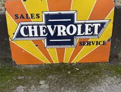 Chevrolet emaljskylt