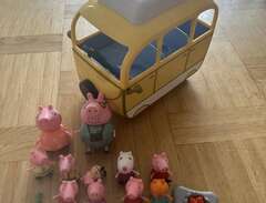Greta gris/Peppa pig buss o...