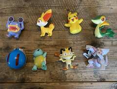 Pokémon figurer och bollar