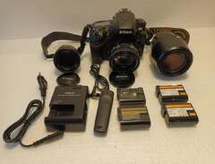 Nikon D800 + 3st objektiv +...