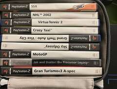 PlayStation 2 med spel och...
