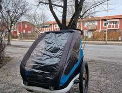 Hamax Traveller cykelvagn, blå