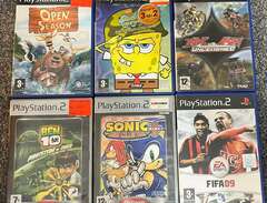 PS2 spel och konsol