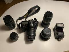Nikon D300 samt objektiv