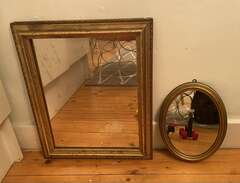 speglar Antika oval / fyrka...