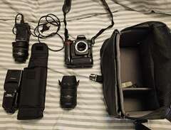 Nikon D90 systemkamera + Ti...
