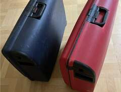 2st Carlton resväskor röd &...