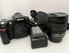 Nikon D90 + 18-70mm + div.