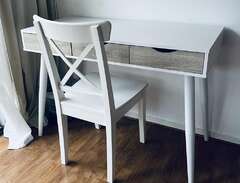 Skrivbord / sminkbord och stol
