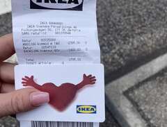 presentkort på IKEA med 500...