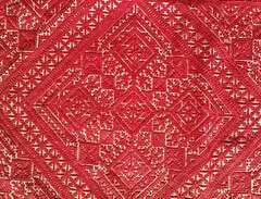 Fez Red Embroidery