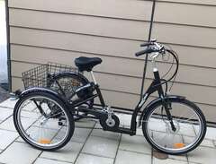 Trehjulig elcykel