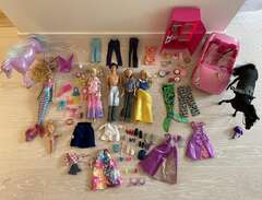 Stort paket med Barbie