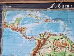 Sydamerika världskarta skol...