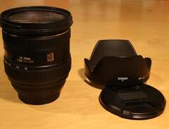 Canon EF, Sigma EX 24-70mm....