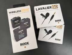 Røde Wireless GO II & Laval...