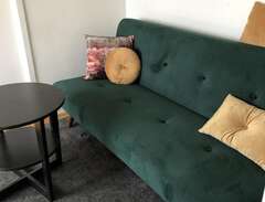 smidig fin grön soffa / bäd...
