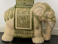 piedestal, keramik, elefant...