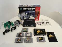 Nintendo 64-paket med spel