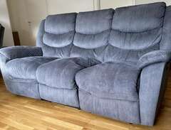 Elektrisk soffa 3-sits med...