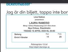 Laura Ramoso- 2 biljetter m...