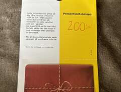 Ikea presentkort 200:-