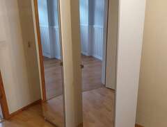 Garderob med spegeldörr 2 st