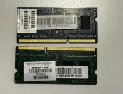 DDR3 SO-DIMM 2st 2GB för Bä...