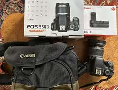 Canon EOS 550D, EW-60C,  BG-E8