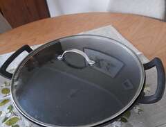 wokpanna i gjutjärn