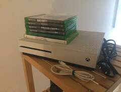Xbox One S med 6 spel