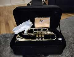 ny trumpet med väska