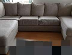 Stor schäslong soffa