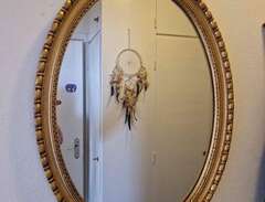 Oval spegel  antik stil med...