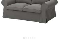 Ektorp ljusgrå soffa