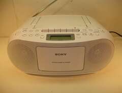 Sony CD-radio med kassettsp...