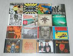 CD skivor - punk, rock, hår...