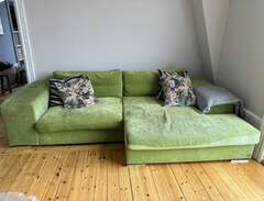 Superfin grön  soffa