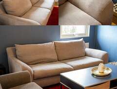 Bekväm 3-sits soffa från Mio