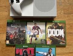 Xbox One S 1 TB och 6 spel
