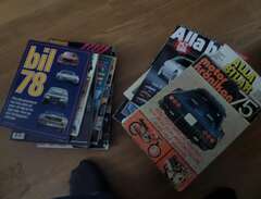 Böcker om bil per år.
