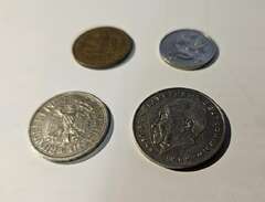Tyska gamla mynt (4 st)