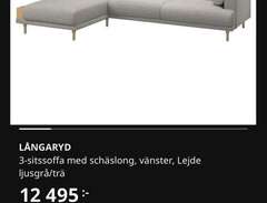Långaryd IKEA soffa bortskä...