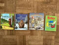 4 barnböcker - Gruffalon -...